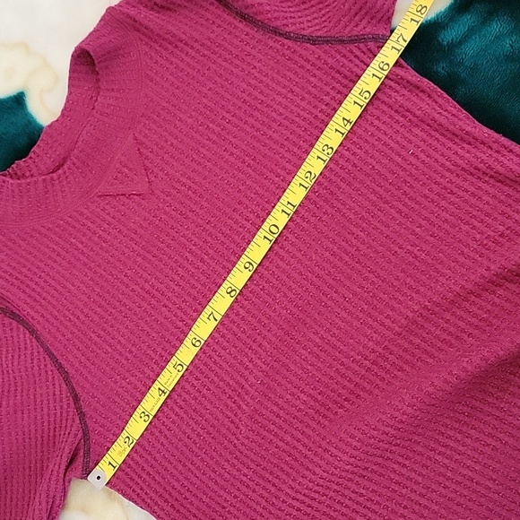 Free People Mountaineer Thermal Top lace-Up Tie Cuff Long Sleeve - Picture 10 of 12